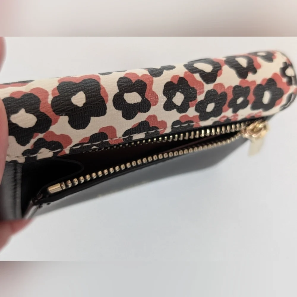 Kate Spade Spademals Gentle Panda Cardholder and Coin Wallet Retired